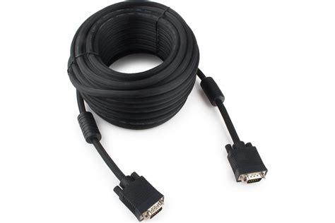 Кабель Cablexpert VGA Premium 15M/15M, 15 м, черный, CC-PPVGA-15M-B ...