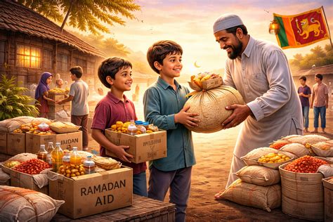 fundraiser  rahees rauff  feed muslim families  sri lanka