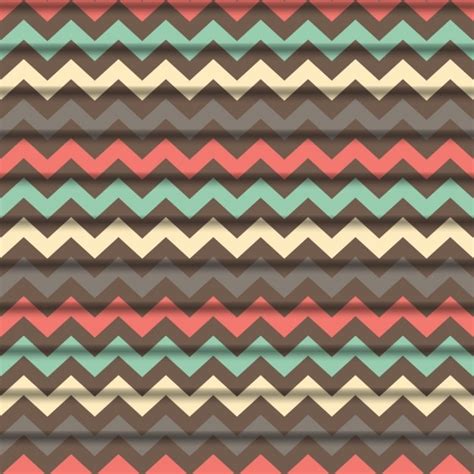 Free Vector | Colorful zig zag background