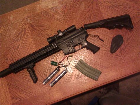 Look what I scored off craigslist for $45. Custom m4 had it advertised