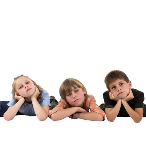 bored kids lying  ground children bored lying png transparent