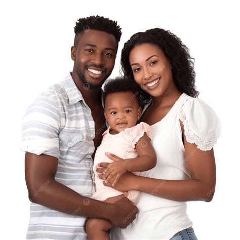 Happy Black Family With Baby, Family, Ethnic, Protection PNG