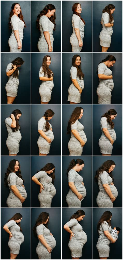 Baby belly progression photo / week by week belly photo / pregnancy