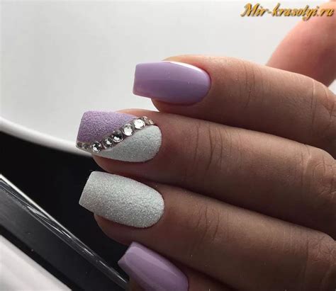 дизайн ногтей френч фото новинки со стразами - uniformcustomize