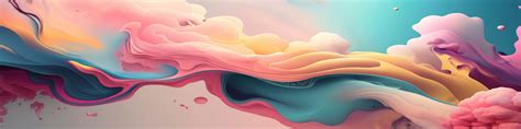 Premium Photo | Expansive abstract wallpaper in soft pastel nuances