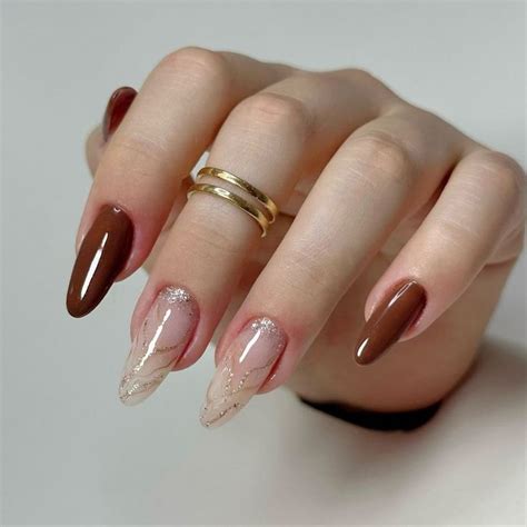 Inspiração De Unhas Marrom - Unhas decoradas de marrom: 25 inspirações sofisticadas e elegantes para ...