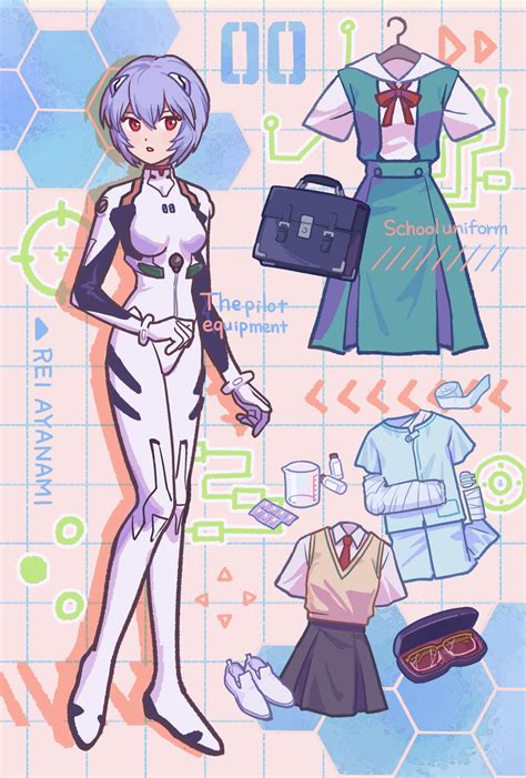 Ayanami Rei - Neon Genesis Evangelion - Image by Syake Nanahoshi