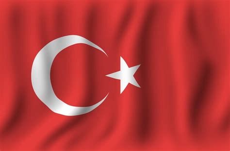 Premium Photo | Waving turkish flag
