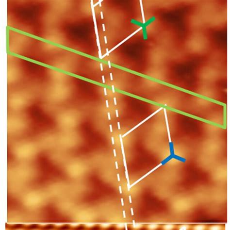 high resolution stm image     structure