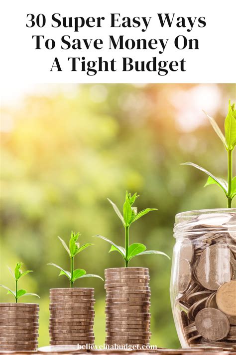 30 Easy Ways To Save Money On A Tight Budget