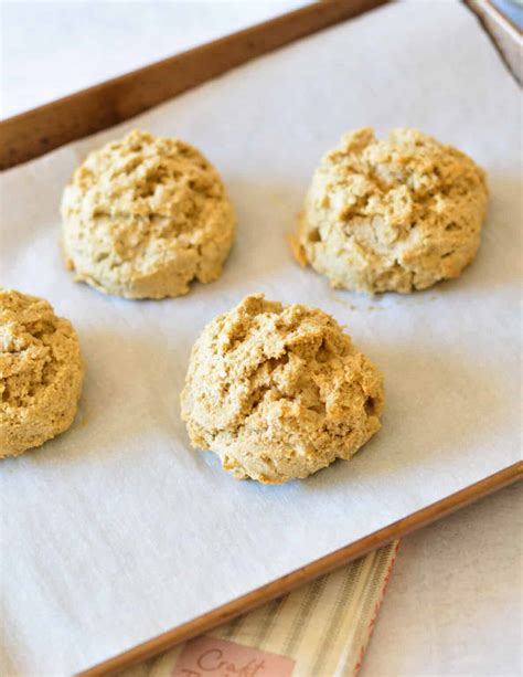 Oat Flour Biscuits - caramel and cashews