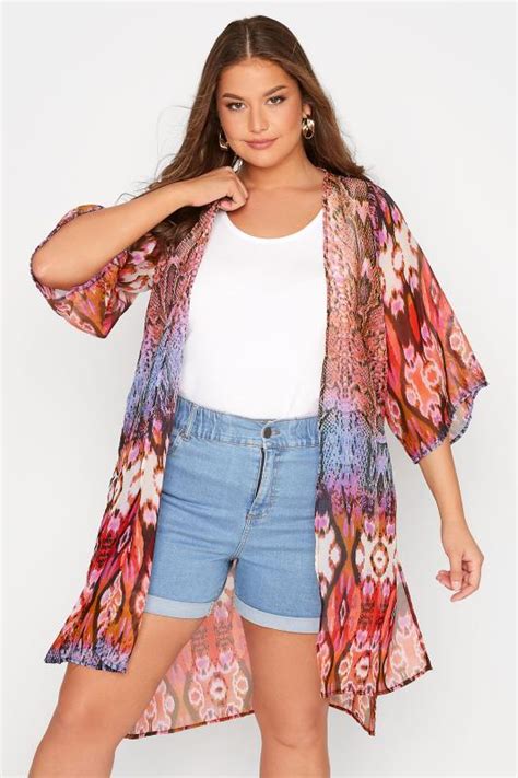 Plus Size Kimonos | Plus Size Kimono Jackets | Yours Clothing