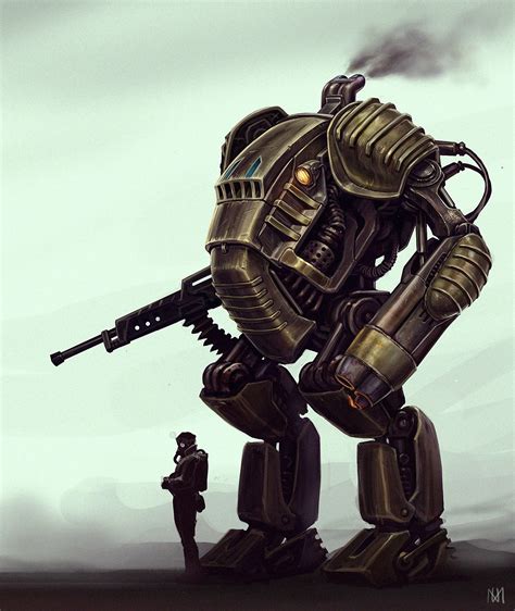 ArtStation - Dieselpunk Mecha, Nagy Norbert Steampunk Artwork, Arte ...