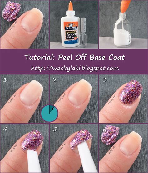 Wacky Laki: Tutorial: Peel Off Base Coat