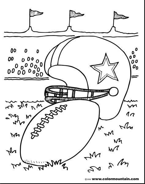 Football Field Coloring Page at GetDrawings | Free download