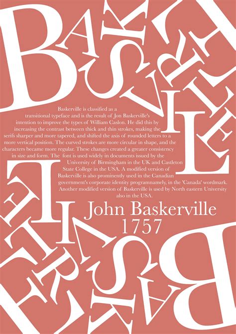 This Baskerville poster features use of composition which varied from ...