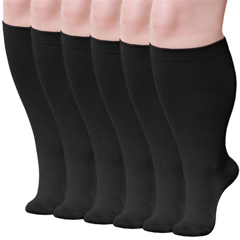LOFIR 3 Pairs Medical Compression Socks for Men and Women, 20-30 mmHg