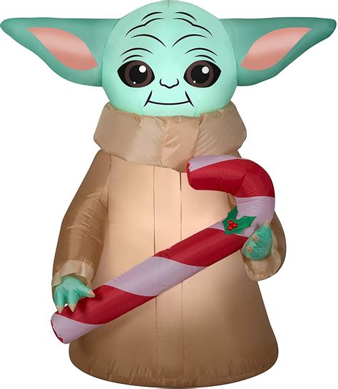 Baby Yoda Inflatable Christmas Decoration - Media Chomp