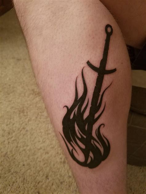 Dark Souls Bonfire Tattoo