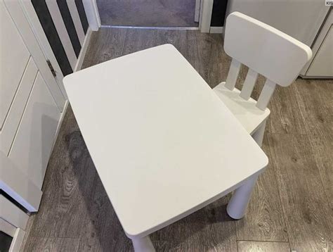 Mammut оригинал новый ikea детский стол 77 на 55 икеа стіл и стілець: 1 ...