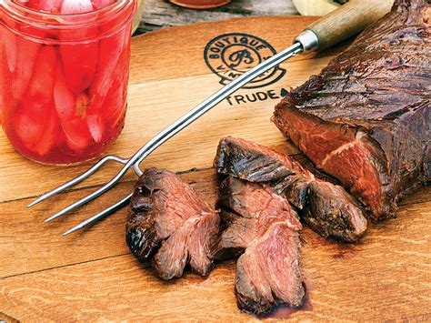 Korean-Style Grilled Hanger Steak & a Pickle Bar for the Beach Recipe