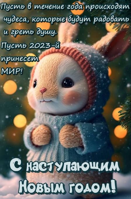 Пожелание с наступающим годом Кролика