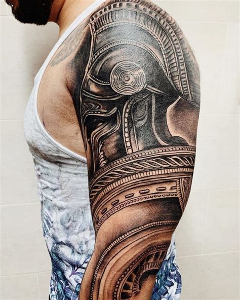 Spartan Shield Tattoos