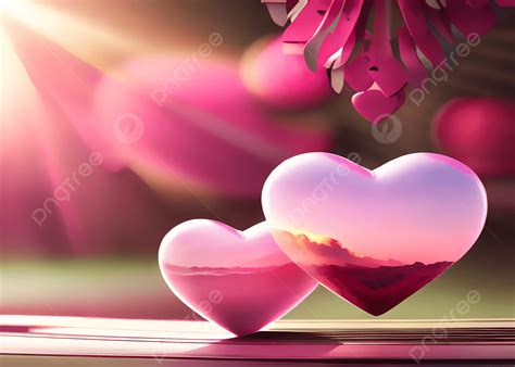 red heart love wallpaper