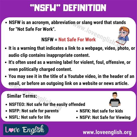NSFW Meaning: What Does It Stand For and Why You Should Care? - Love