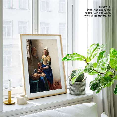 Johannes Vermeer The Milkmaid The Milkmaid By Johannes Vermeer