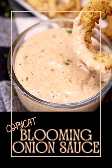 blooming onion sauce recipe dip  onion rings