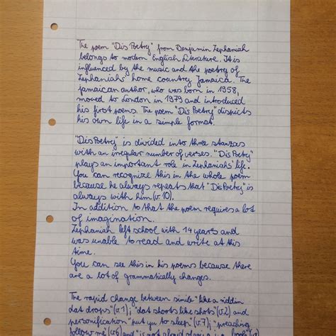 Englisch Summary Schreiben 11