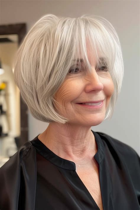 Wash and wear haircuts for over 60 with thin hair boost confidence 1