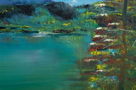 Yan Liu - Yan Liu Impressionist Original Oil On Canvas "Snow Mountain