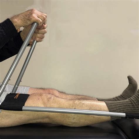 heel prop exercise  patient    long sitting position