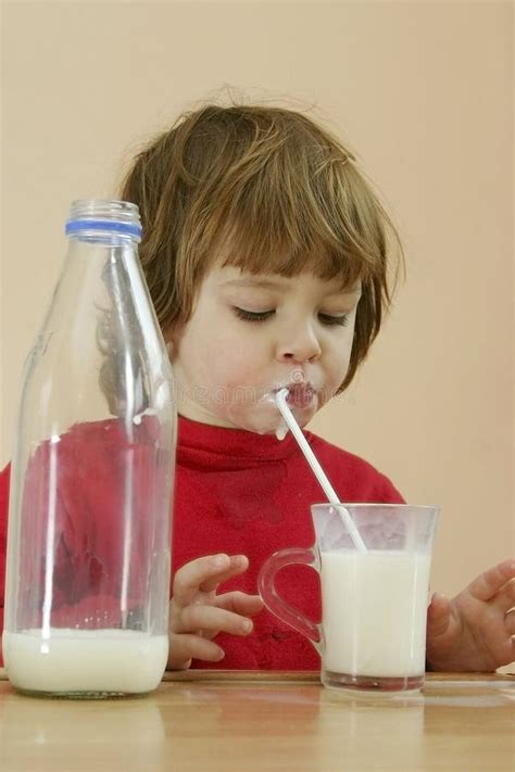 Kids should drink milk stock image. Image of milky, breakfast - 1879135