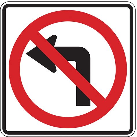 lyle  left turn traffic sign mutcd code