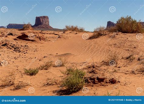 Arizona Desert Landscape Near Kayenta Stock Photo - Image of large ...