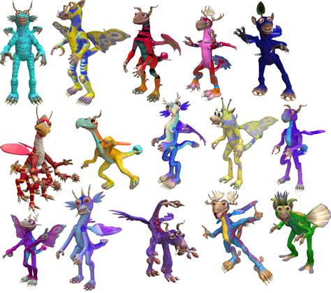 Some of my SPORE creatures by ColossalStinker on DeviantArt