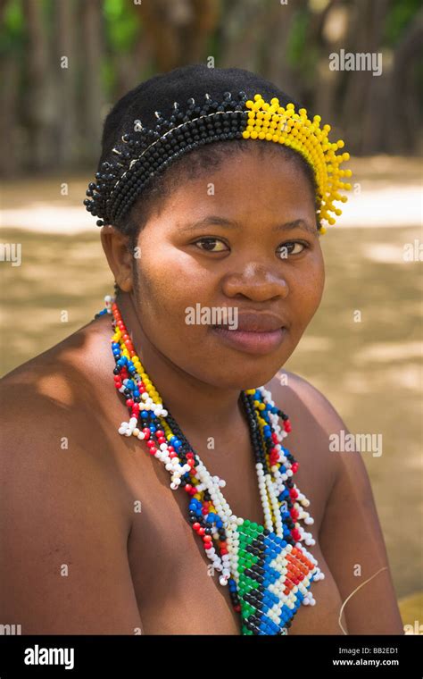 Portrait of Zulu girl, KwaZulu Natal, "South Africa Stock Photo - Alamy