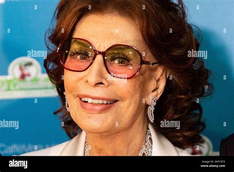 Milano, Italy. 10th Oct, 2022. Italian actress Sophia Loren at the