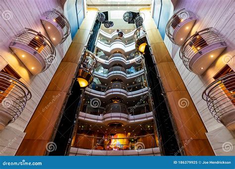 Interior of Royal Caribbean`s `Navigator of the Sea` Cruise Ship ...