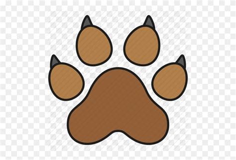 Наклейки С Кошачьими Лапами - Отпечаток Кошачьей Лапы Png - FlyClipart
