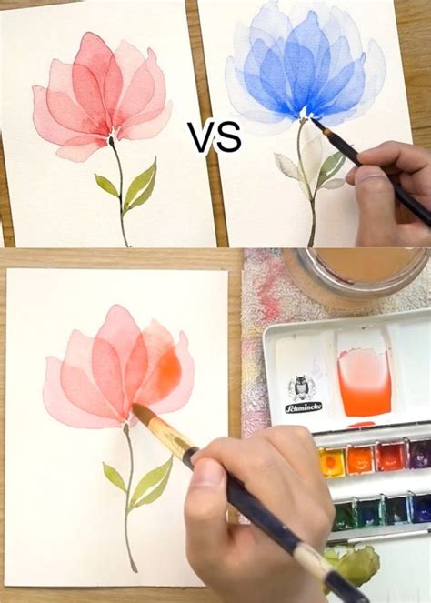 Easy Watercolor Flower Painting Tutorial at Jai Patrick blog