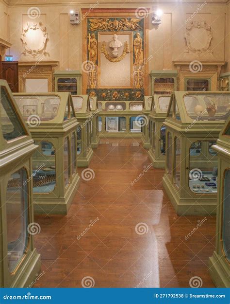 Bologna, Italy - 19 Nov, 2022: Exhibits at the Museo Di Palazzo Poggi