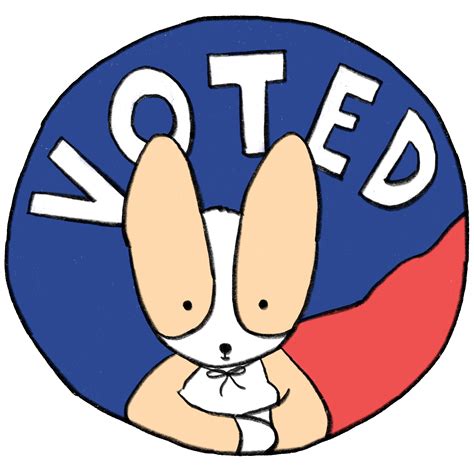 Dog Vote Sticker by Tiffbits for iOS & Android | GIPHY