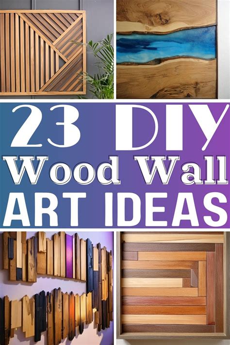 23 DIY Wood Wall Art Ideas | Wood wall art projects, Wood art for the Guide