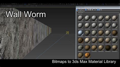 Bitmaps to 3ds Max Material Library - YouTube