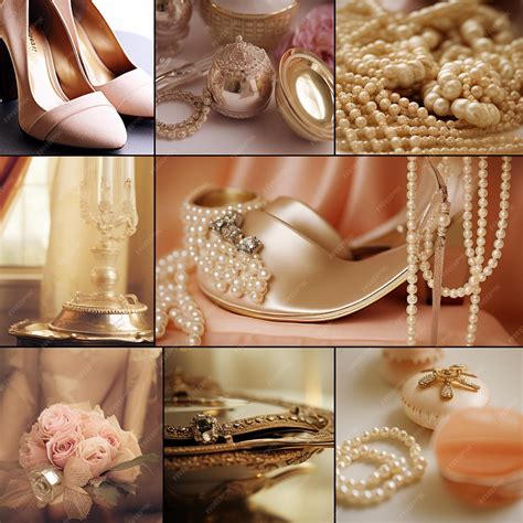Premium AI Image | Timeless Beauty Vintage Glamour Moodboard