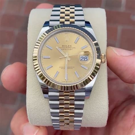 rolex datejust gold silver gold dial metal  brownwristcom